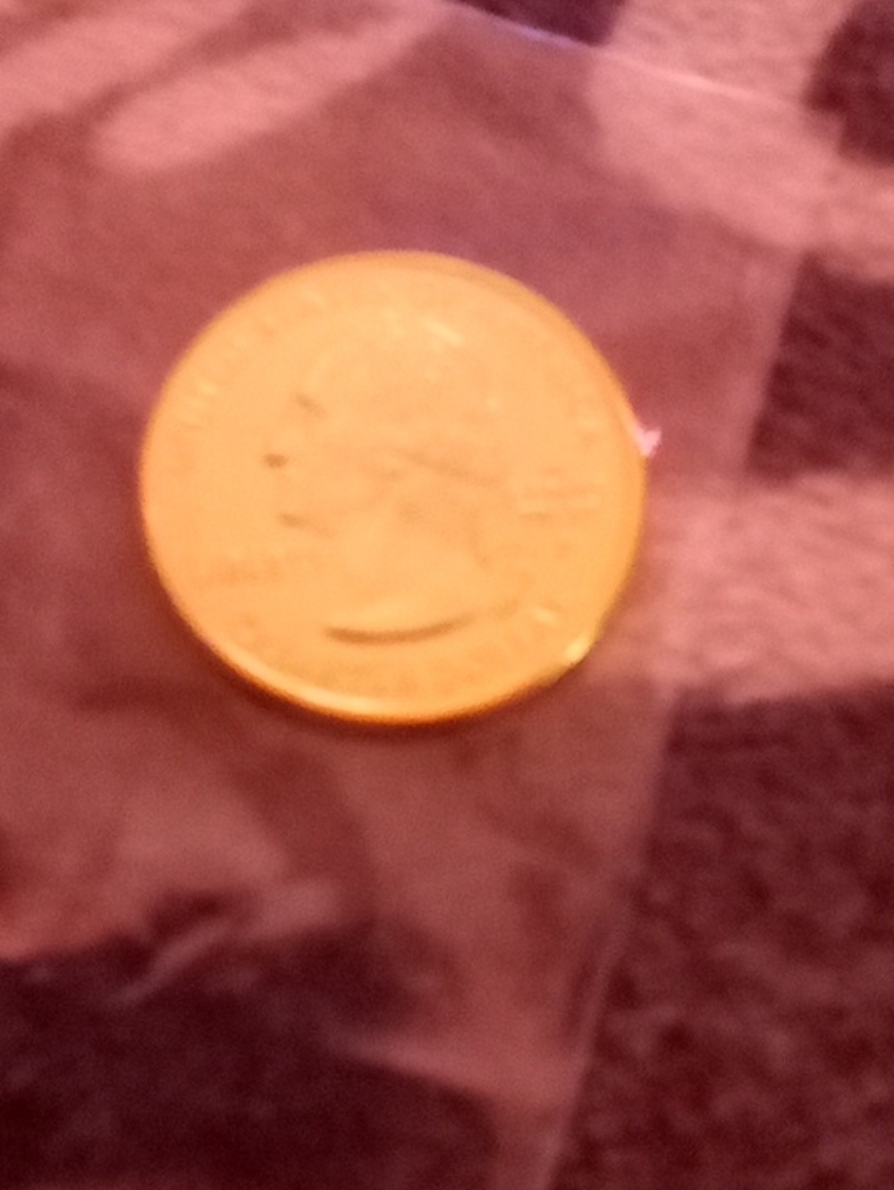 Gold-Colored Decorative Coin - Home Other
